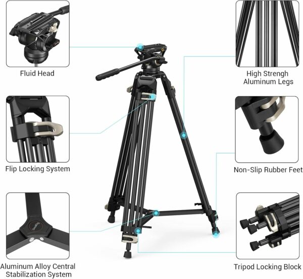 SMALLRIG AD-01 - 3751B - Trépied caméra – Image 3